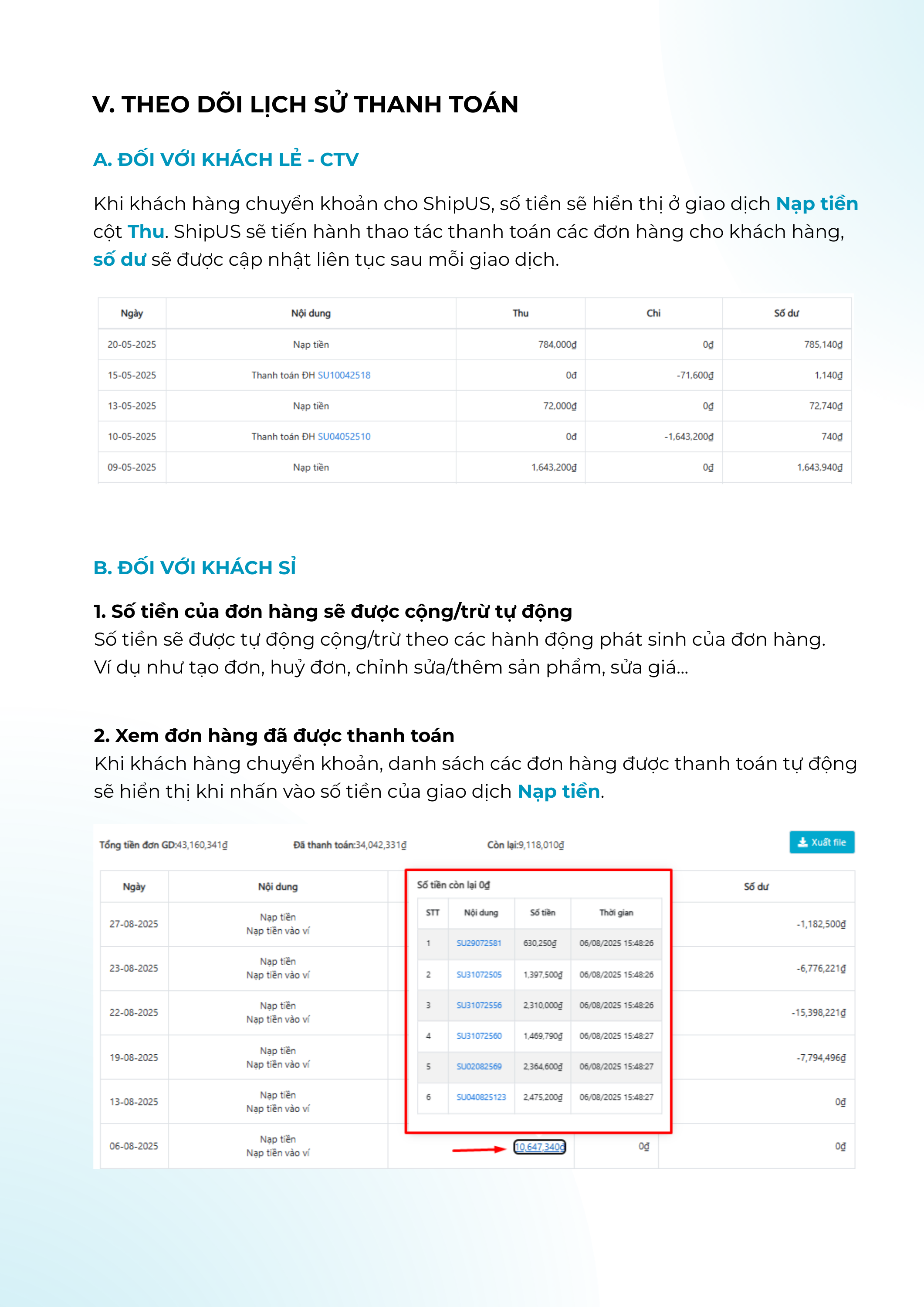 Hướng dẫn mua hàng